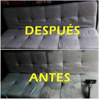 lavado de muebles con shampoo